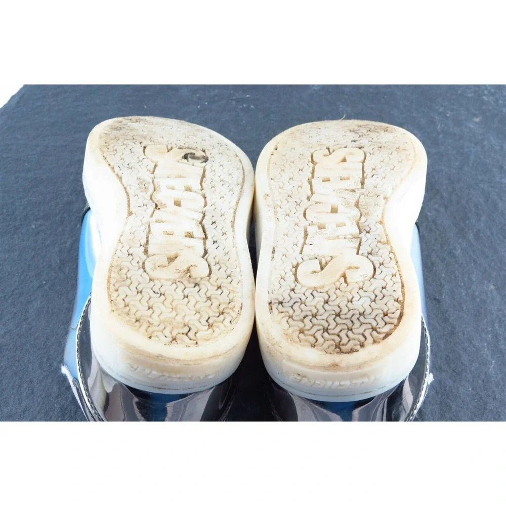 Skechers Toddler Girls 12 Medium Silver Fashion Sneakers‎ Synthetic